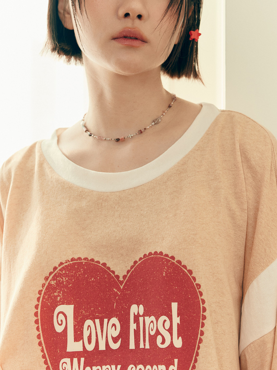 ラブファースト Tシャツ | minjiena | HANA(ハナ) #2