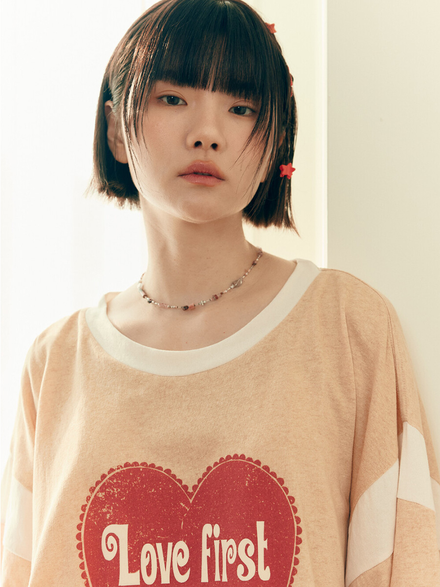 ラブファースト Tシャツ | minjiena | HANA(ハナ) #6