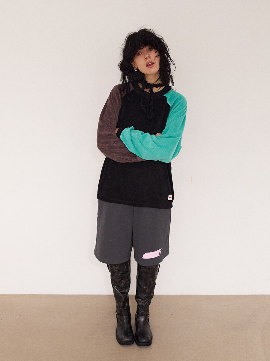 NEWシンボルロゴハーフスウェットパンツ_チャコール | XOXOGOODBOY | HANA(ハナ) #13