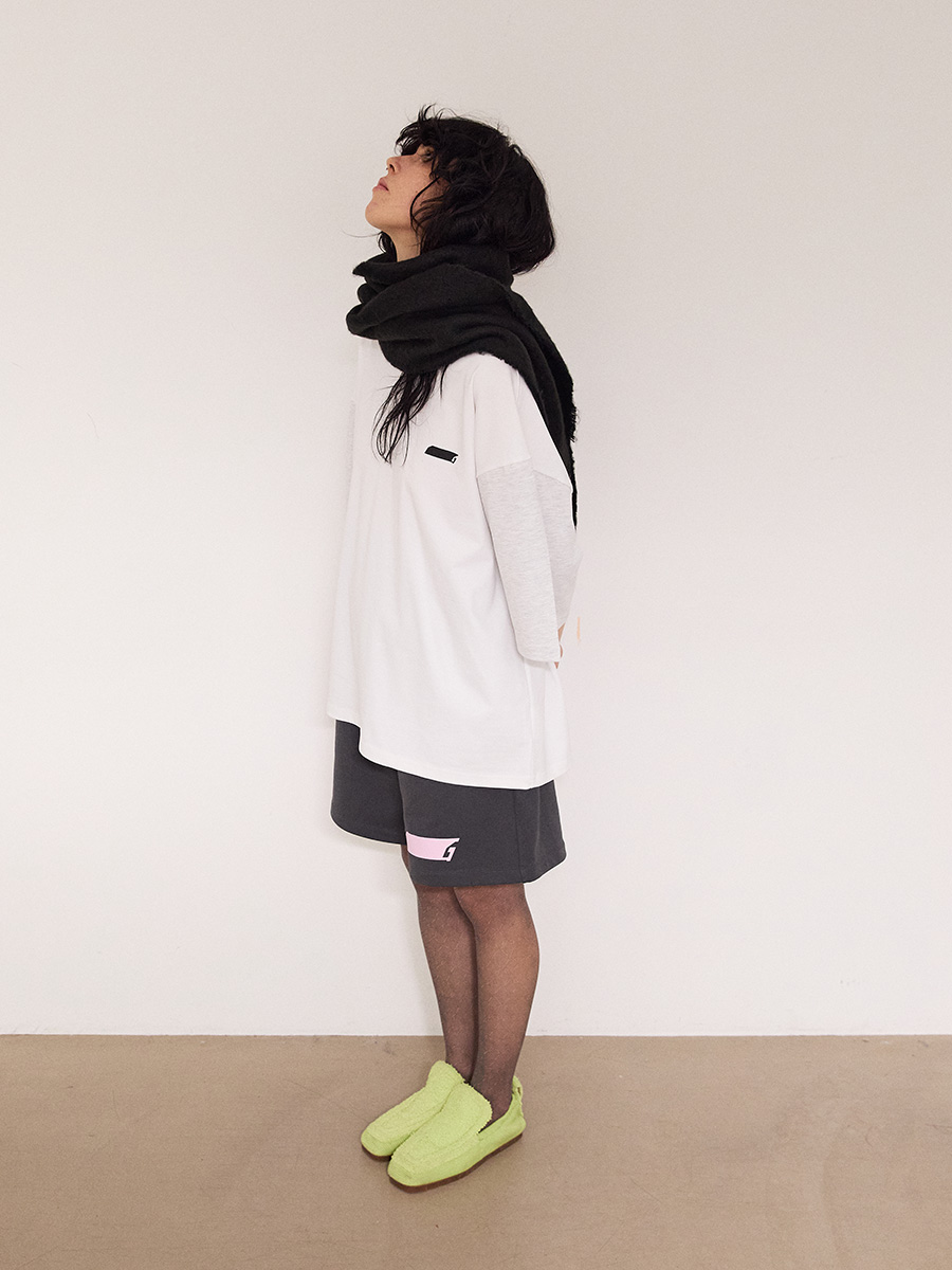 NEWシンボルロゴハーフスウェットパンツ_チャコール | XOXOGOODBOY | HANA(ハナ) #15
