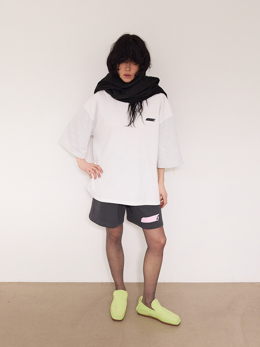 NEWシンボルロゴハーフスウェットパンツ_チャコール | XOXOGOODBOY | HANA(ハナ) #17