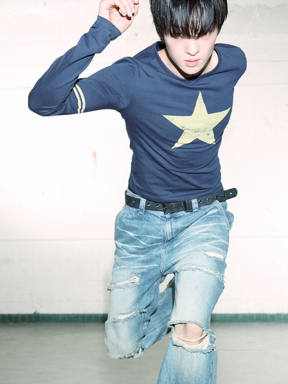 レトロ スターラインTシャツ_[ネイビー] | LECYTO | HANA(ハナ) #2