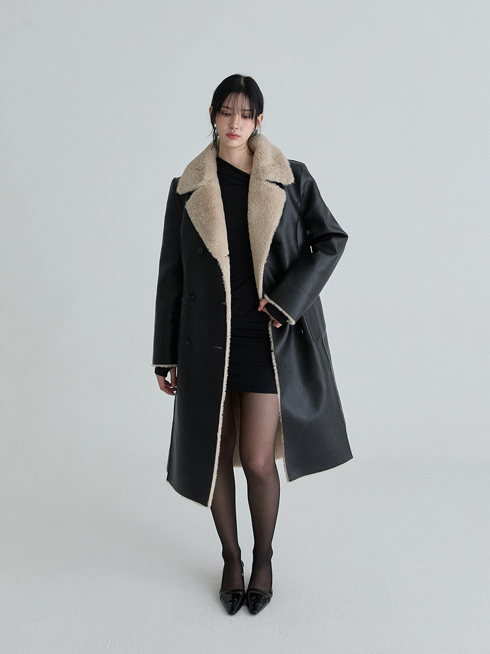 リバーシブルマキシムスタン（ブラック） | Not your rose | HANA(ハナ) #6