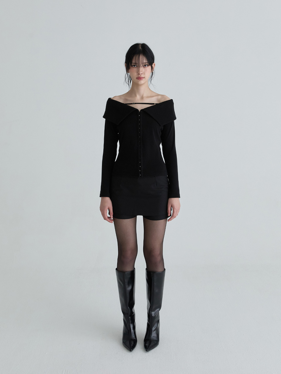 セーラーフックトップ（ブラック） | Not your rose | HANA(ハナ) #5