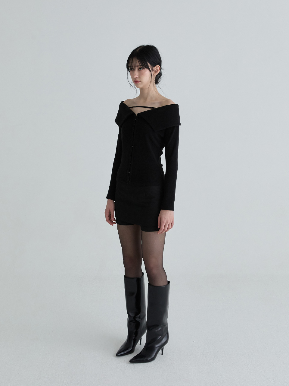 セーラーフックトップ（ブラック） | Not your rose | HANA(ハナ) #6