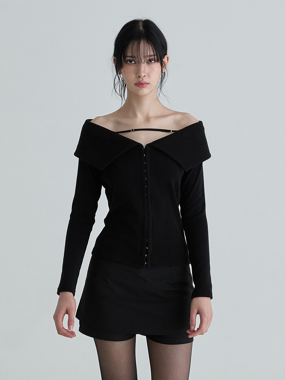 セーラーフックトップ（ブラック） | Not your rose | HANA(ハナ) #4