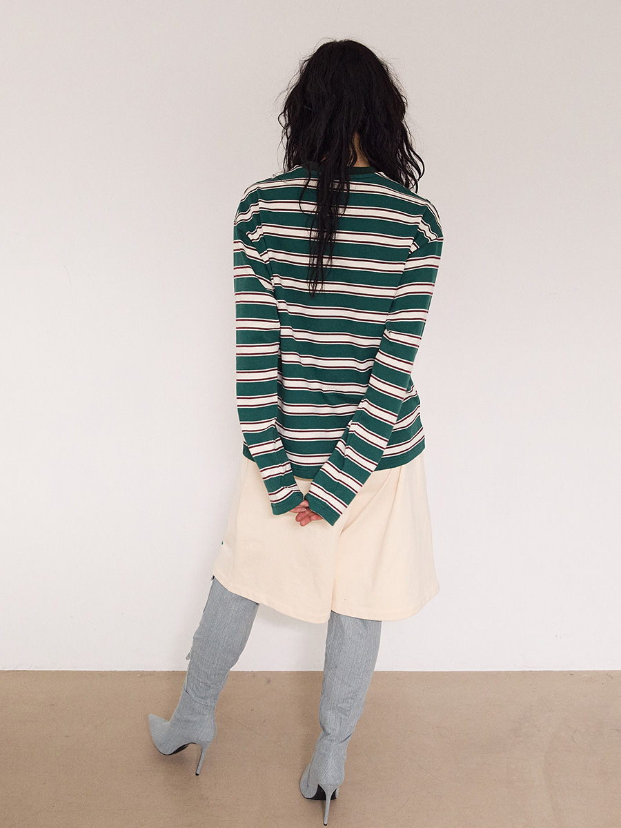 NEWシンボルロゴハーフスウェットパンツ_クリーム | XOXOGOODBOY | HANA(ハナ) #19