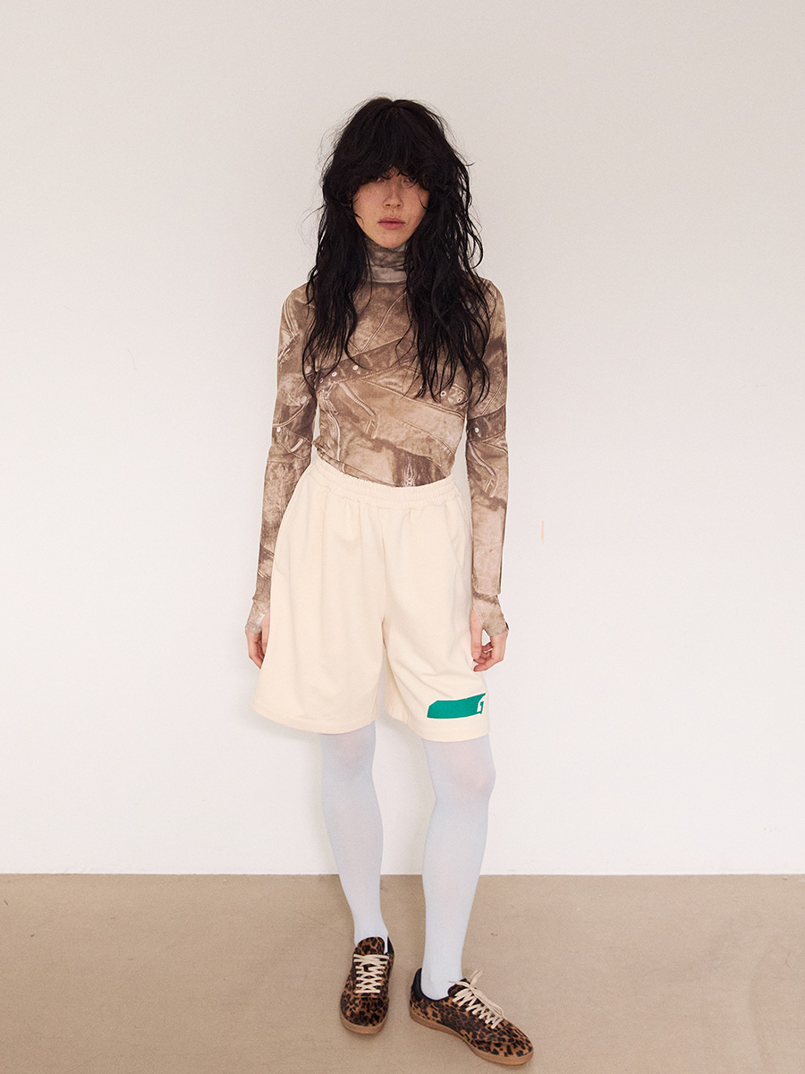 NEWシンボルロゴハーフスウェットパンツ_クリーム | XOXOGOODBOY | HANA(ハナ) #3
