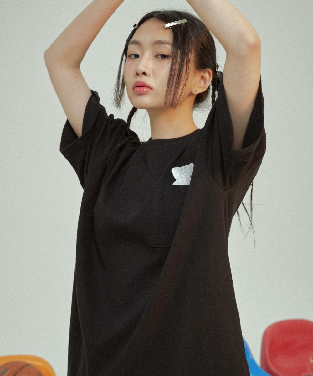 ベアポケットTシャツ ブラック | AQO studio space | HANA(ハナ) #2