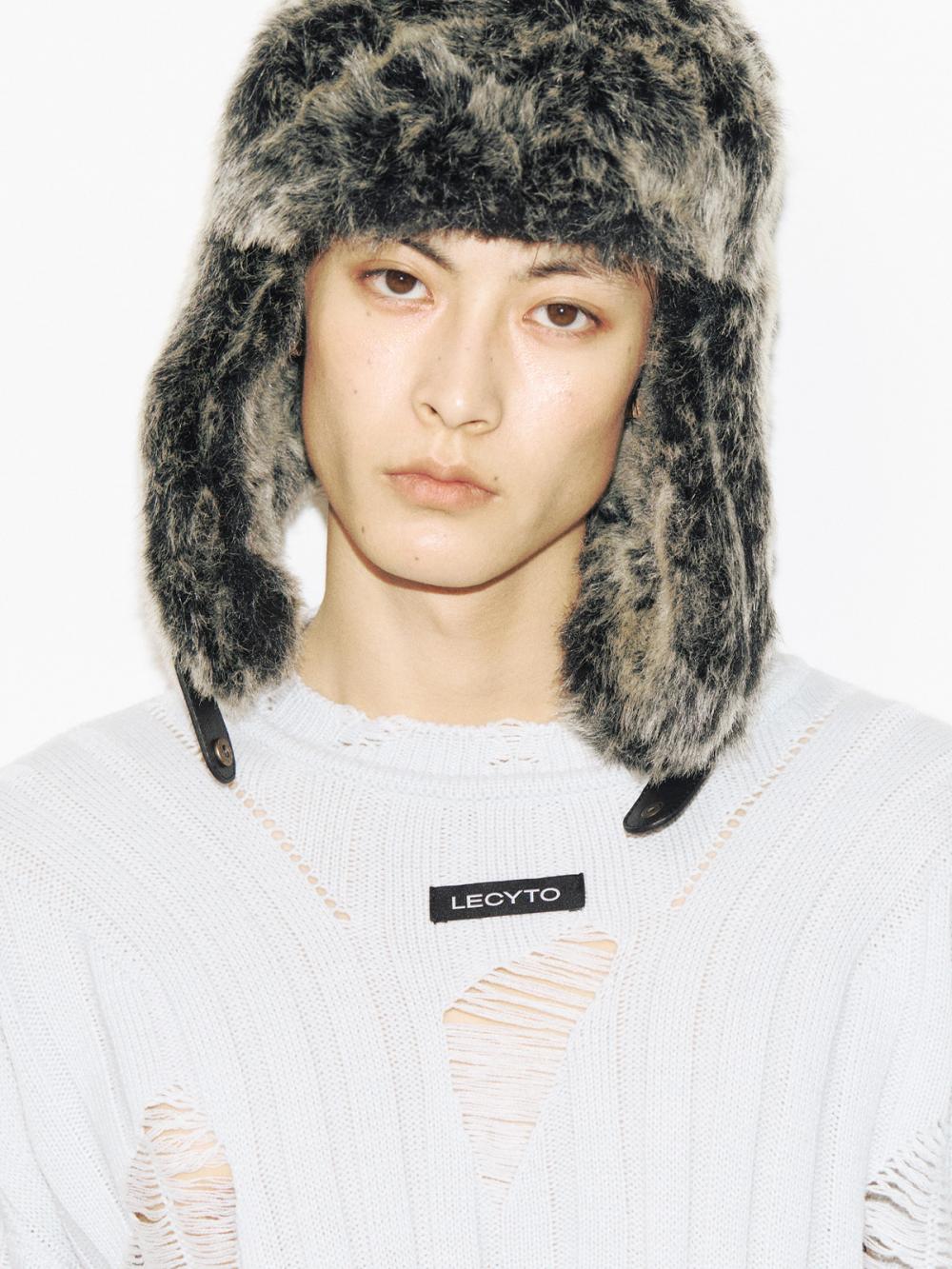 アナーキー クルーネック ニット_[L.グレー] | LECYTO | HANA(ハナ) #8