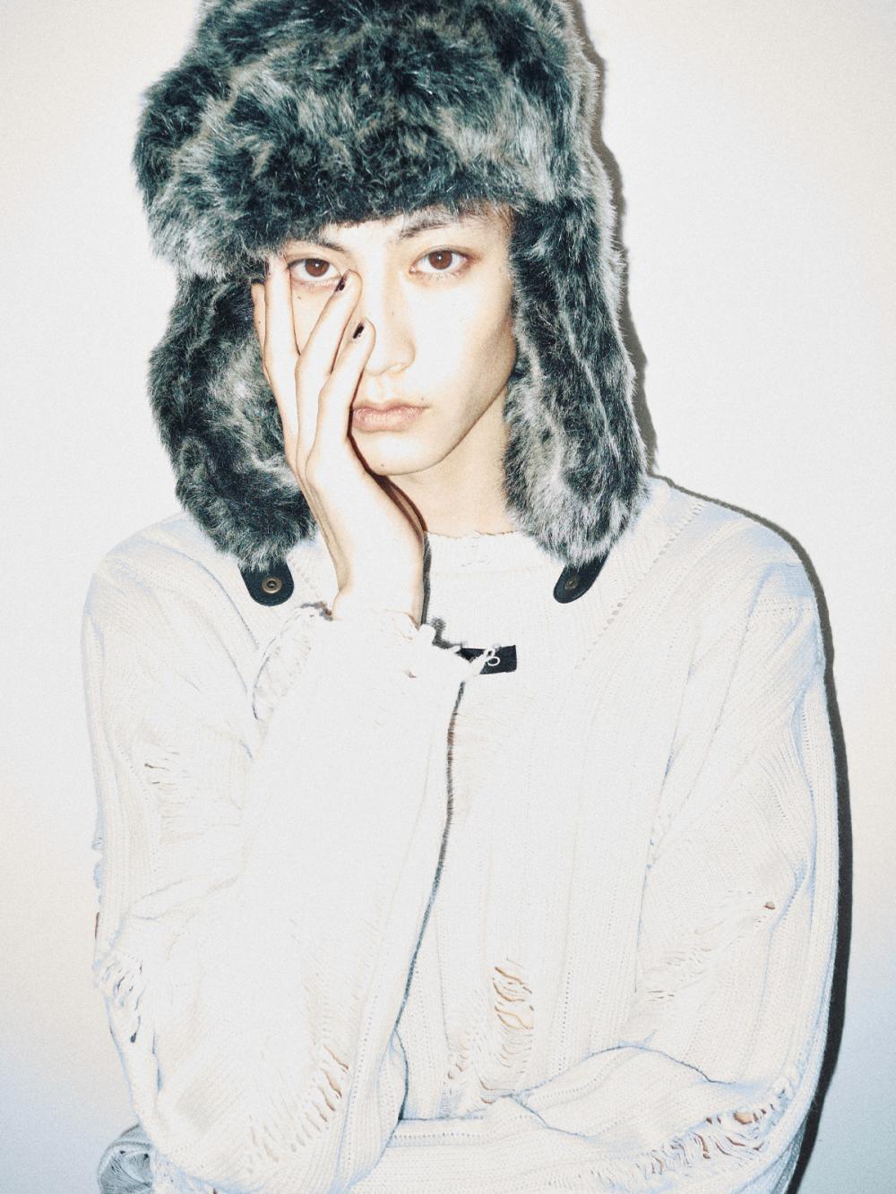 アナーキー クルーネック ニット_[L.グレー] | LECYTO | HANA(ハナ) #11