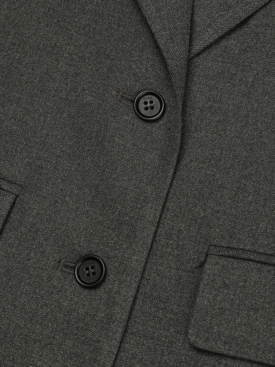 PEAKED OVERFIT JACKET_DEEP GREY | ETHOS | HANA(ハナ) #6