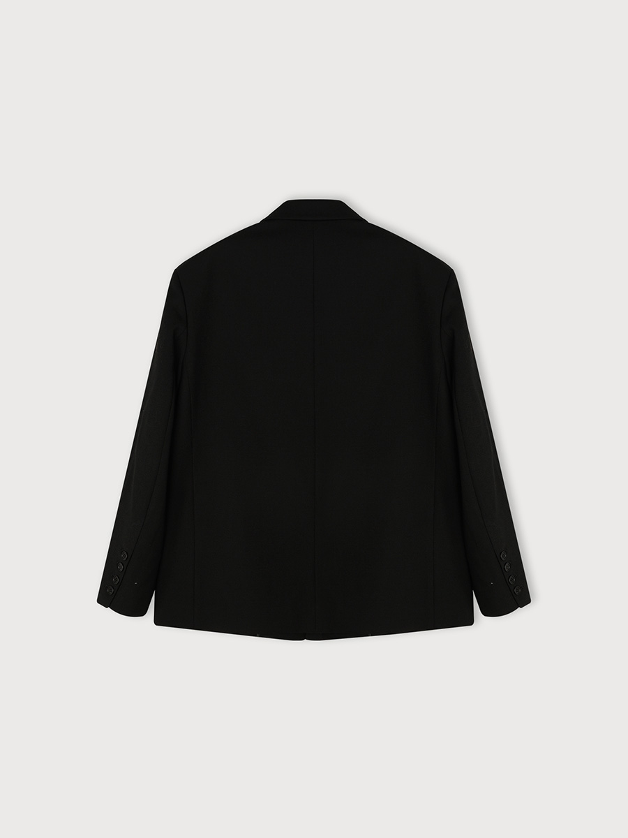 CLASSIC OVERFIT JACKET_BLACK | ETHOS | HANA(ハナ) #2