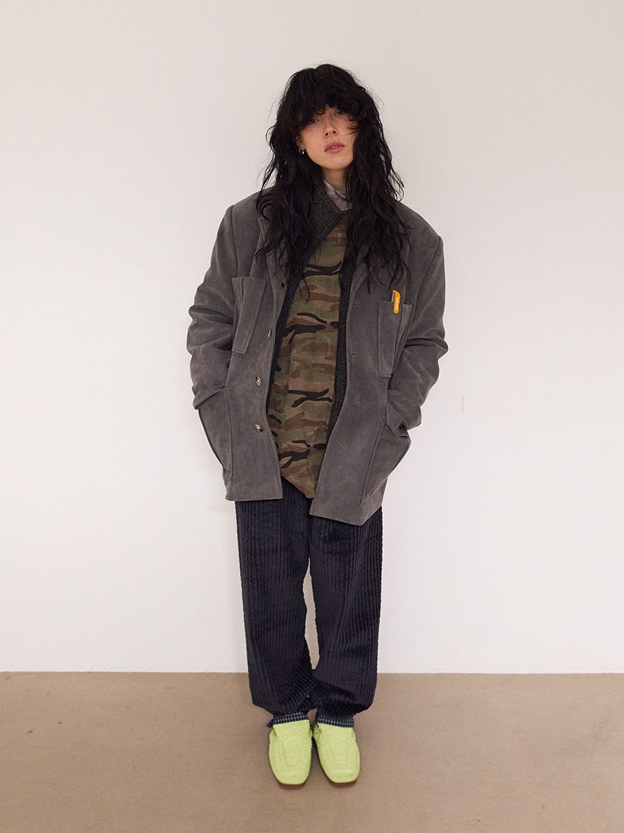 ビッグコーデュロイコットンパンツ_ネイビー | XOXOGOODBOY | HANA(ハナ) #4