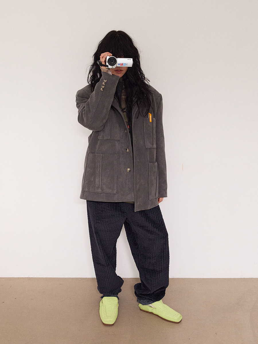 ビッグコーデュロイコットンパンツ_ネイビー | XOXOGOODBOY | HANA(ハナ) #8