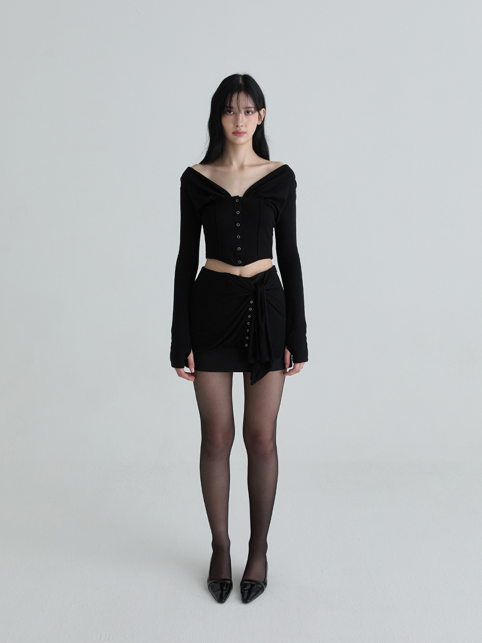 レアカーディガン (ブラック) | Not your rose | HANA(ハナ) #7