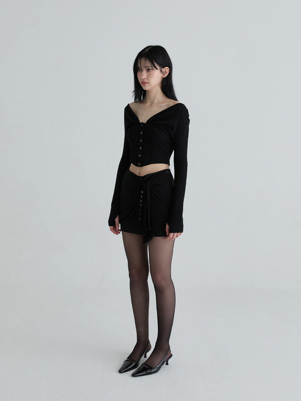 レアカーディガン (ブラック) | Not your rose | HANA(ハナ) #8