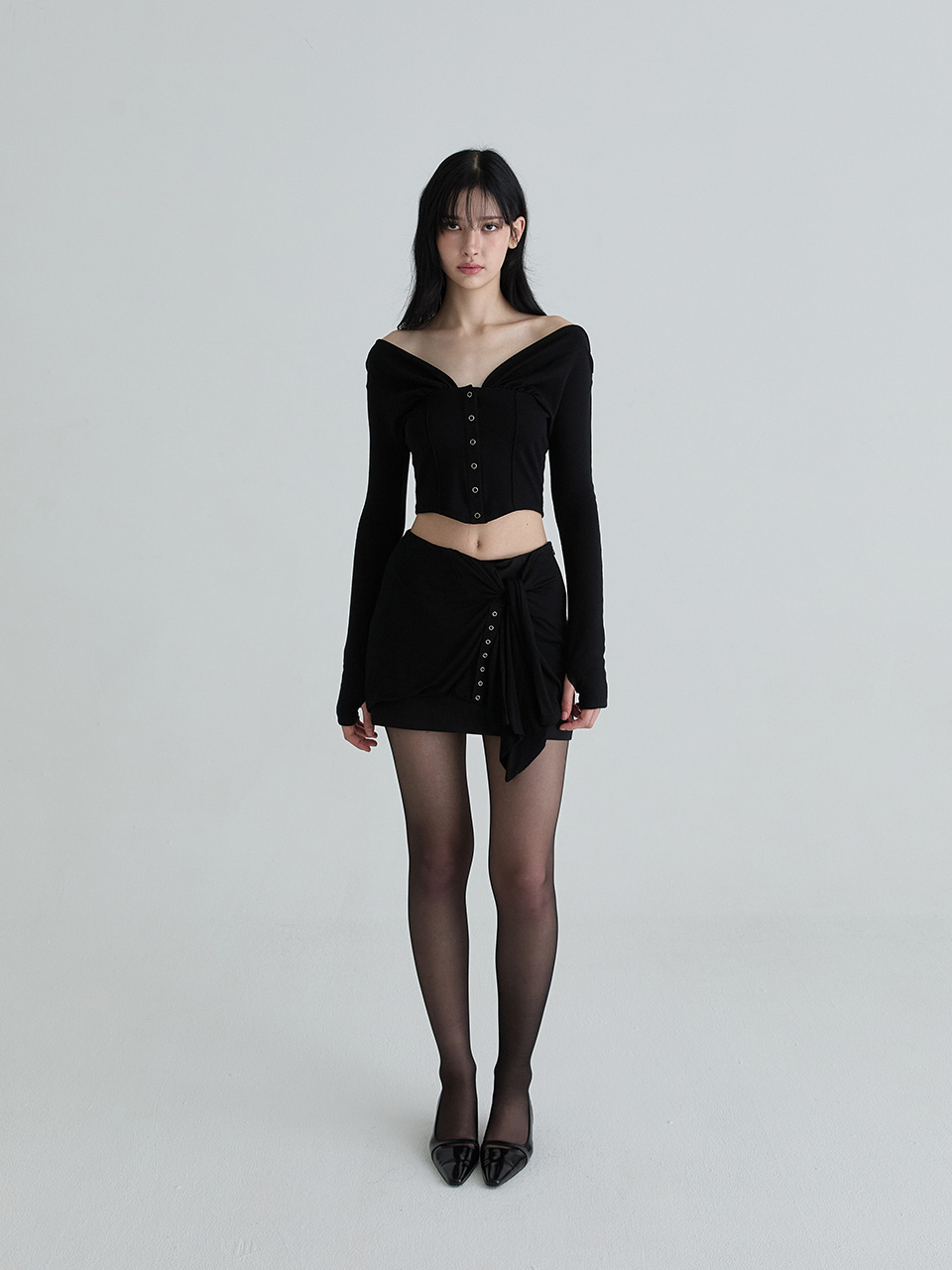 レアカーディガン (ブラック) | Not your rose | HANA(ハナ) #5