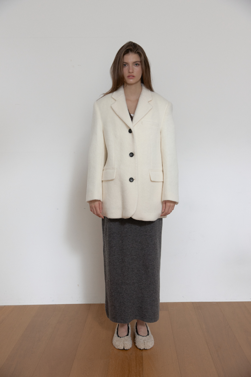 モヘアウールジャケット（アイボリー） | ASURA | HANA(ハナ) #2