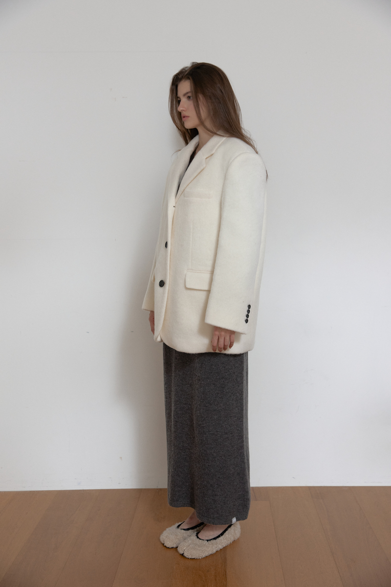 モヘアウールジャケット（アイボリー） | ASURA | HANA(ハナ) #5