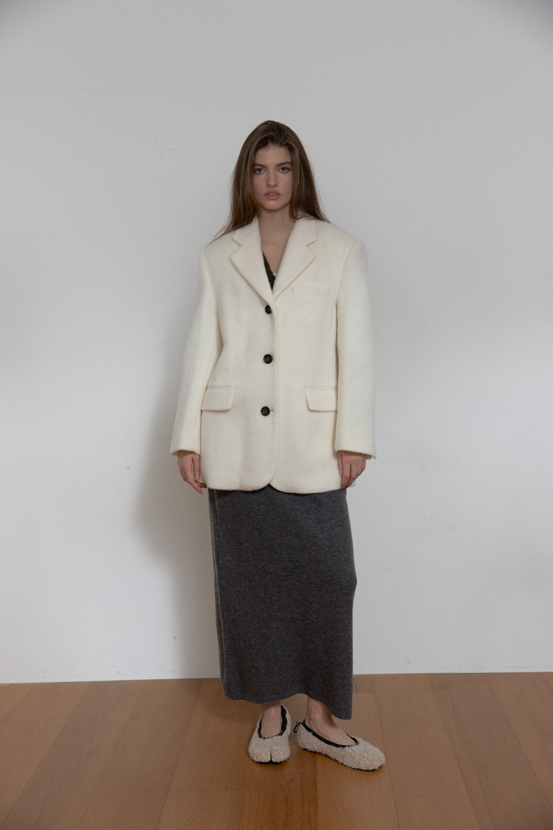 モヘアウールジャケット（アイボリー） | ASURA | HANA(ハナ) #8