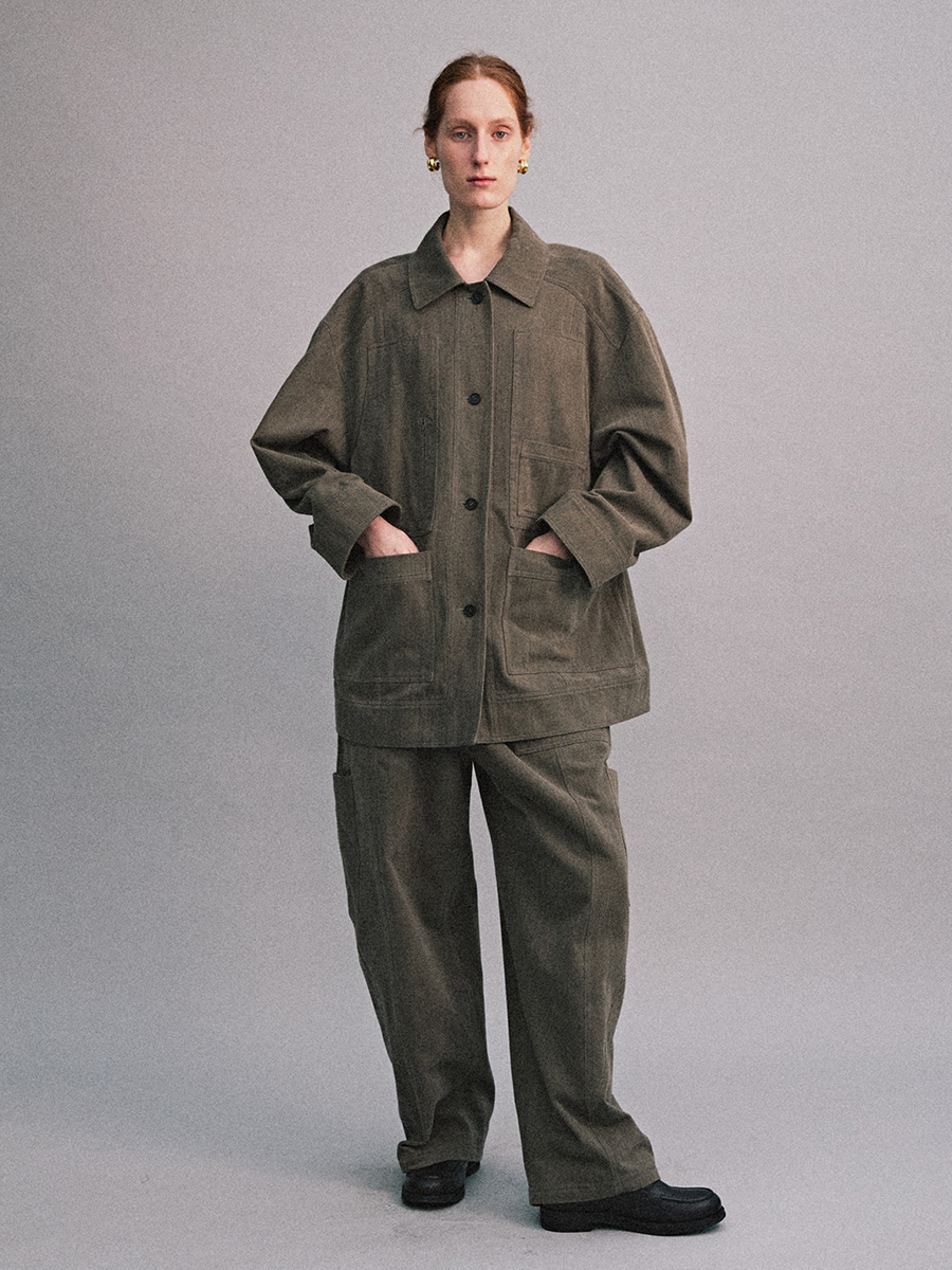 UTILITY WORKER JACKET_KHAKI | ETHOS | HANA(ハナ) #3