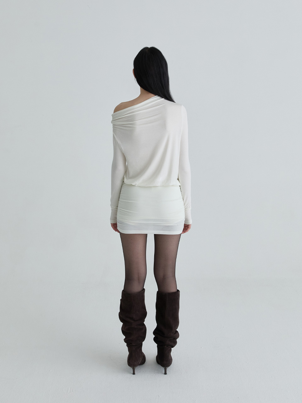 シャーリングシンボルドレス（アイボリー） | Not your rose | HANA(ハナ) #9