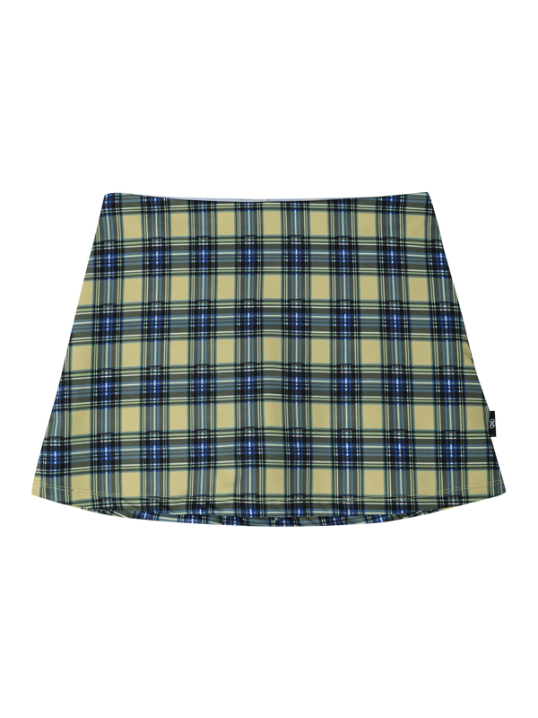 ムーンチェックミニスカートパンツ_イエロー | THE MYSTERIOUS HOTEL | HANA(ハナ) #6