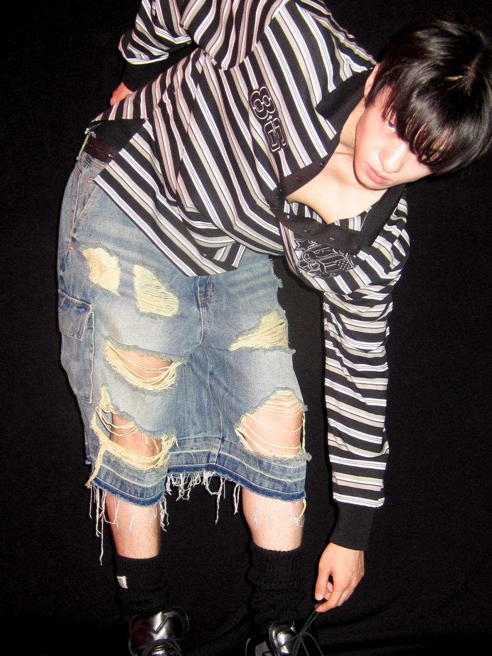 86 ラグビー ストライプ PK_[ブラック] | LECYTO | HANA(ハナ) #4