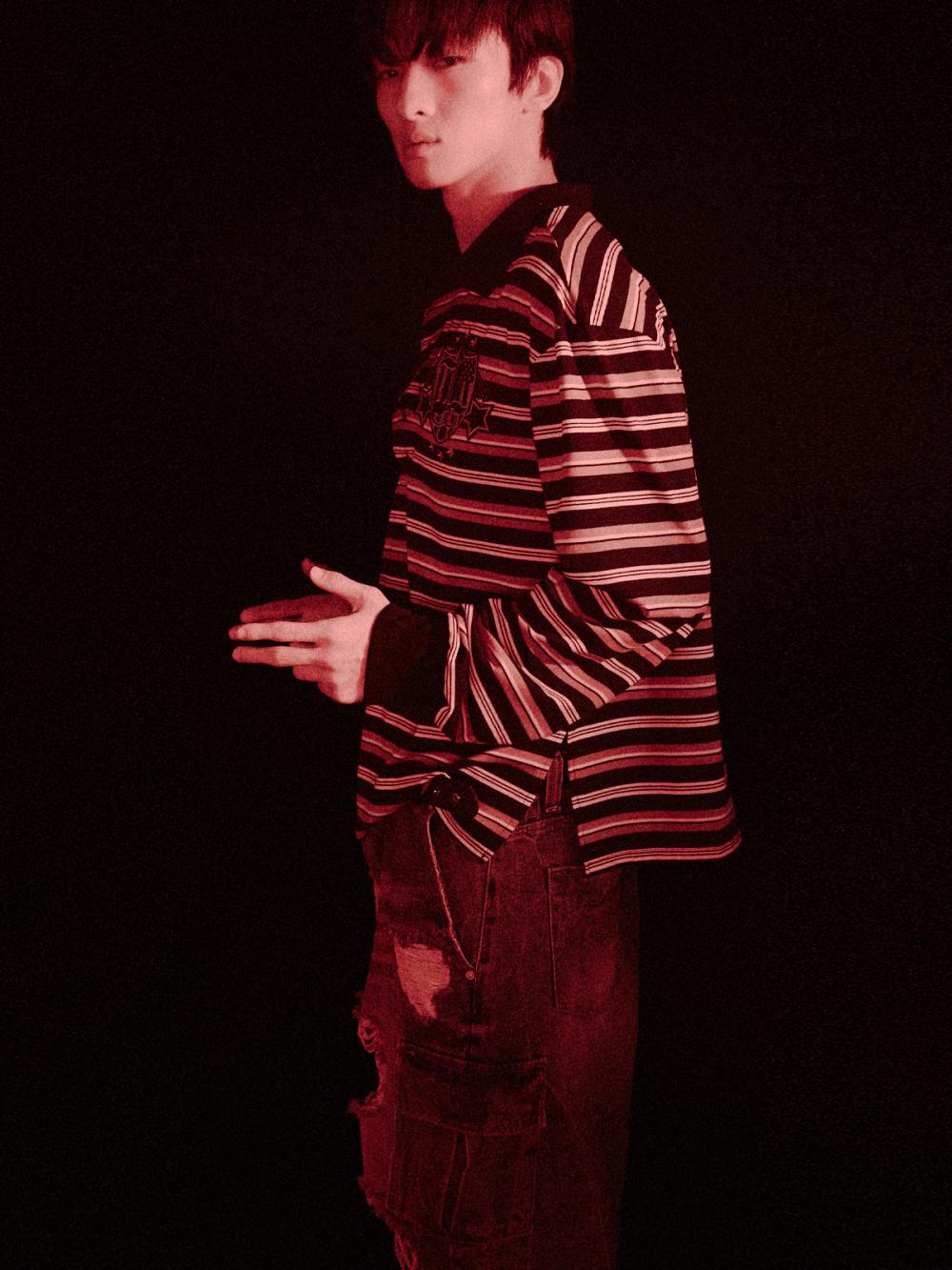 86 ラグビー ストライプ PK_[ブラック] | LECYTO | HANA(ハナ) #17