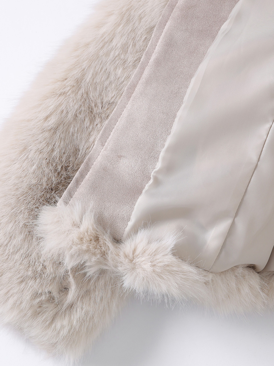 フーディーファージャンパー（グレー） | Not your rose | HANA(ハナ) #14