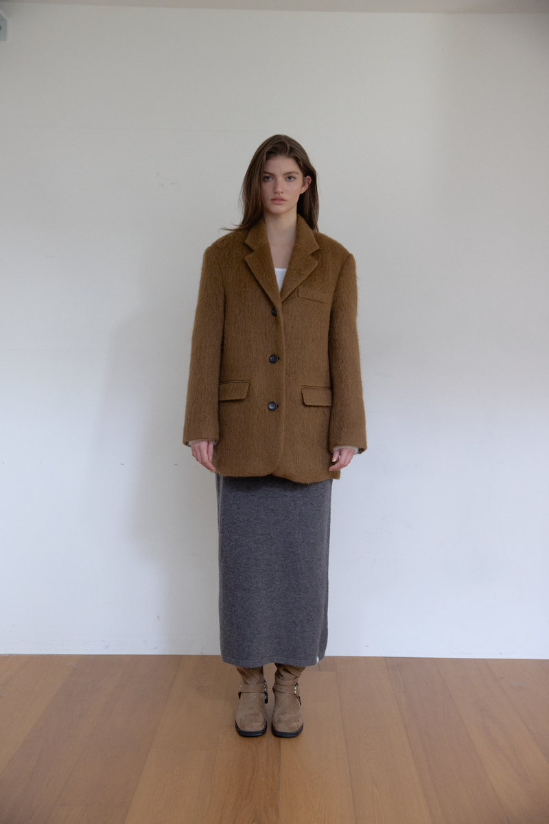 モヘアウールジャケット（ブラウン） | ASURA | HANA(ハナ) #2