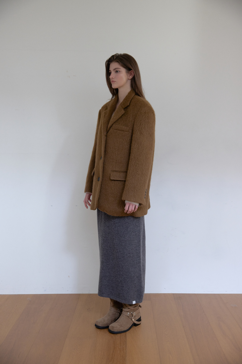 モヘアウールジャケット（ブラウン） | ASURA | HANA(ハナ) #5