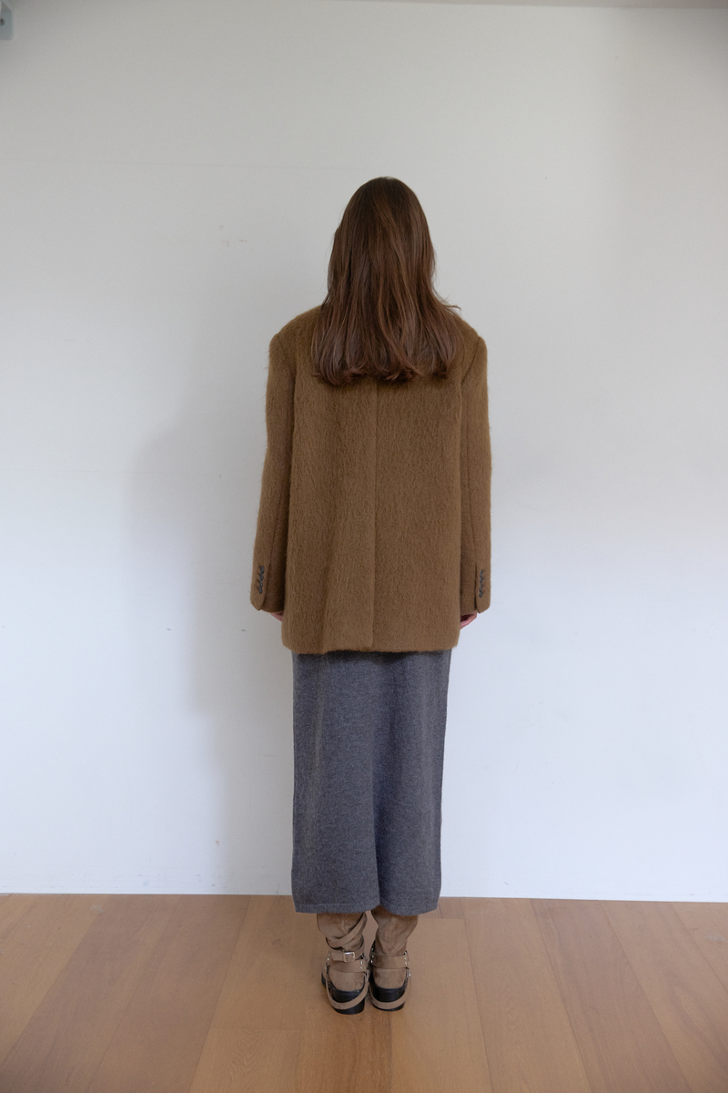 モヘアウールジャケット（ブラウン） | ASURA | HANA(ハナ) #6