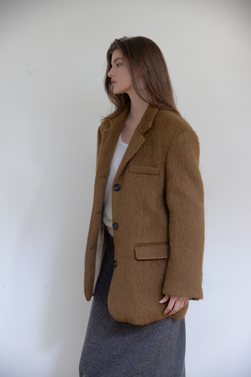 モヘアウールジャケット（ブラウン） | ASURA | HANA(ハナ) #8