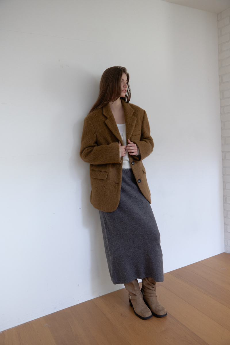 モヘアウールジャケット（ブラウン） | ASURA | HANA(ハナ) #10