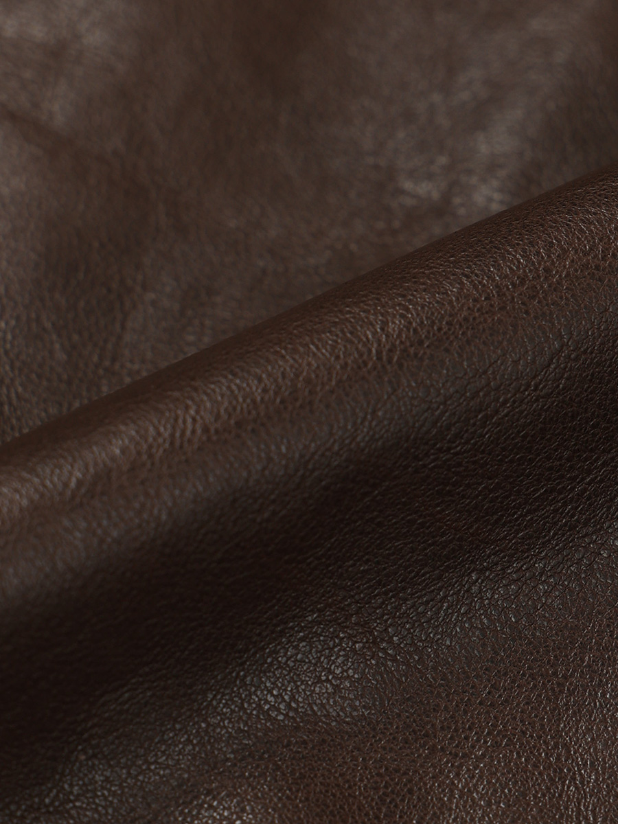BROWN LEATHER JACKET (MENS) | ETHOS | HANA(ハナ) #4