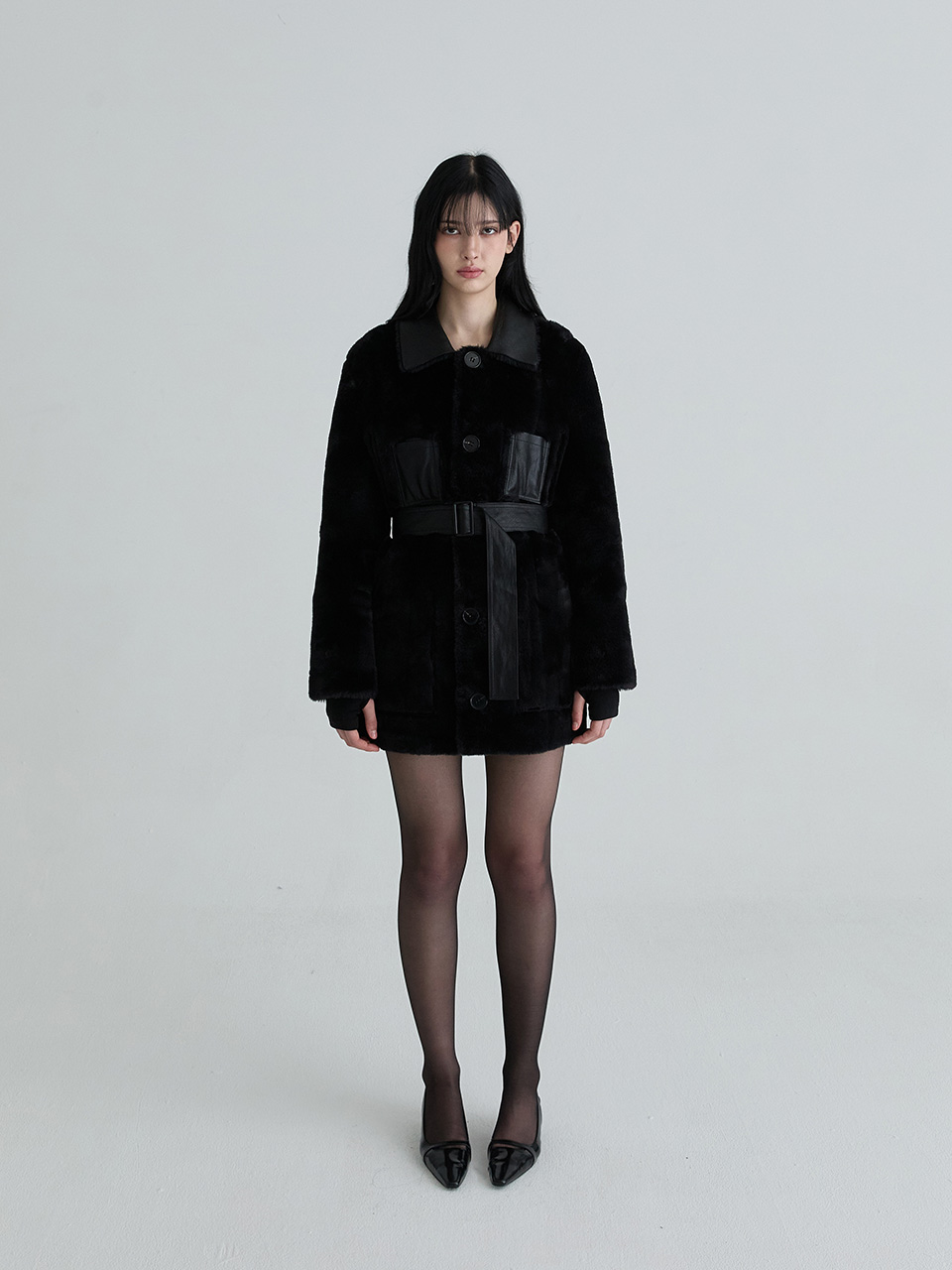 リバーシブルレザームスタン（ブラック） | Not your rose | HANA(ハナ) #3