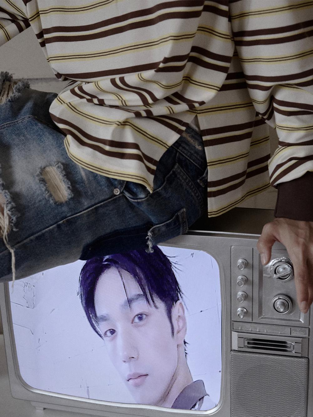 86 ラグビー ストライプ PK_[ブラウン] | LECYTO | HANA(ハナ) #9