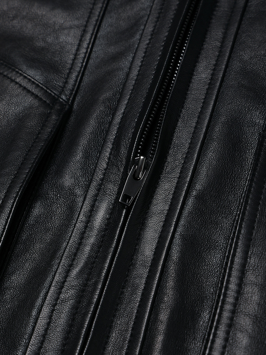 BASKET LEATHER JACKET_BLACK | ETHOS | HANA(ハナ) #7