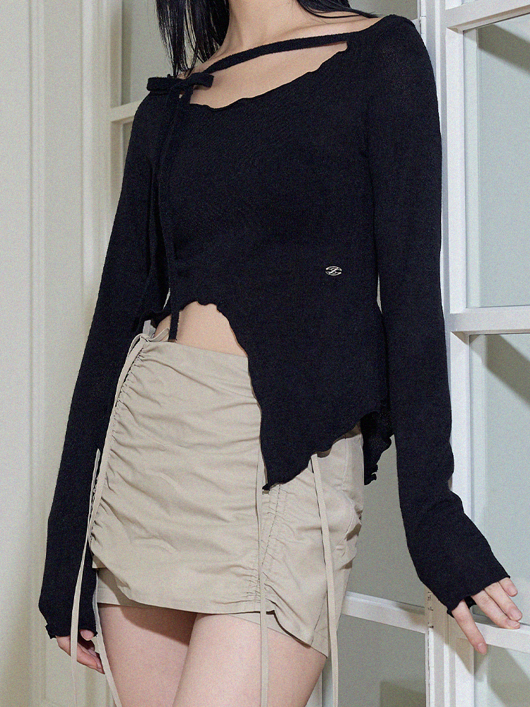 シャーリング リボン スカートパンツ - 2カラー | ITOV SEOUL | HANA(ハナ) #3