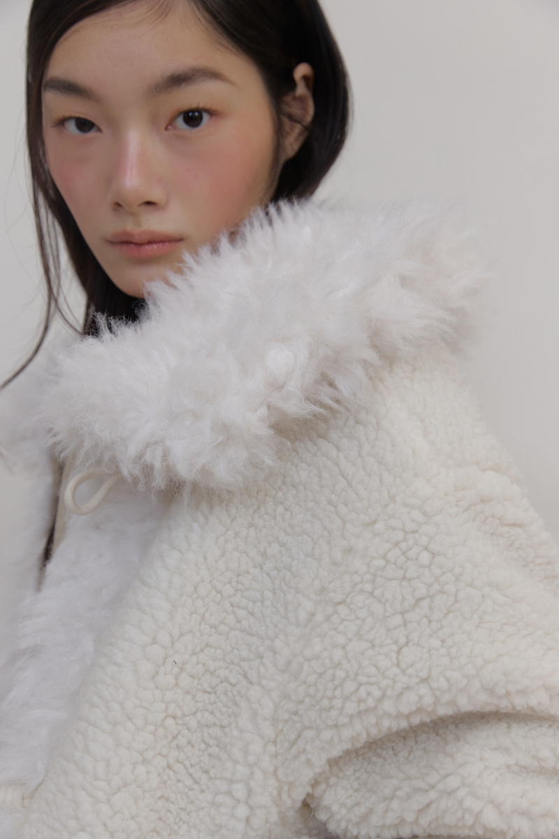 カラーファーリバーシブルジャンパー（ベージュ） | ASURA | HANA(ハナ) #45