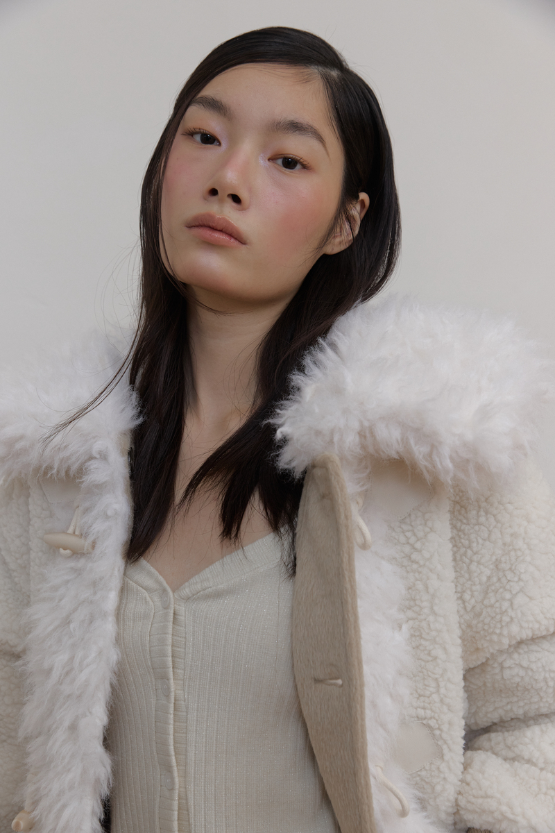 カラーファーリバーシブルジャンパー（ベージュ） | ASURA | HANA(ハナ) #52