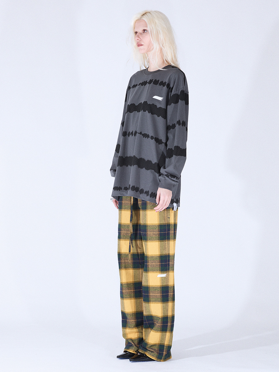 NEWシンボルチェックパンツ_イエロー-ダークグリーン | XOXOGOODBOY | HANA(ハナ) #4