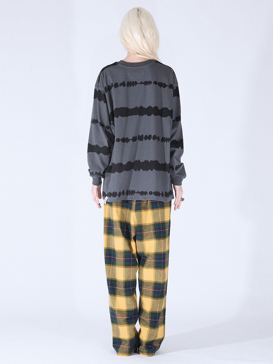 NEWシンボルチェックパンツ_イエロー-ダークグリーン | XOXOGOODBOY | HANA(ハナ) #5