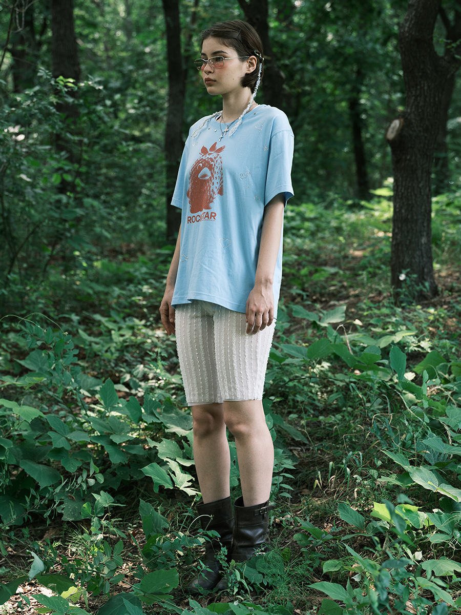 ロックダック Tシャツ レベル2 (スカイブルー) | JOEGUSH | HANA(ハナ) #6