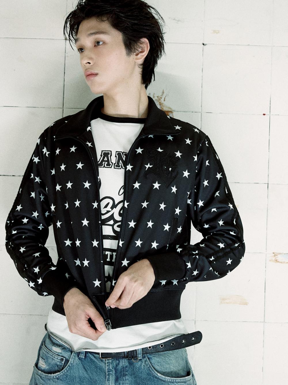 フィーバースター トラック ジップアップ ジャケット_[ブラック] | LECYTO | HANA(ハナ) #3