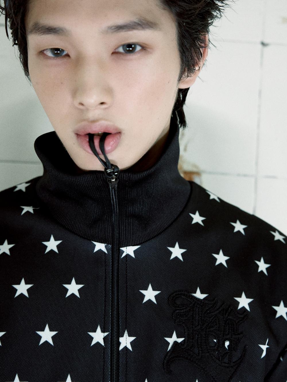 フィーバースター トラック ジップアップ ジャケット_[ブラック] | LECYTO | HANA(ハナ) #5