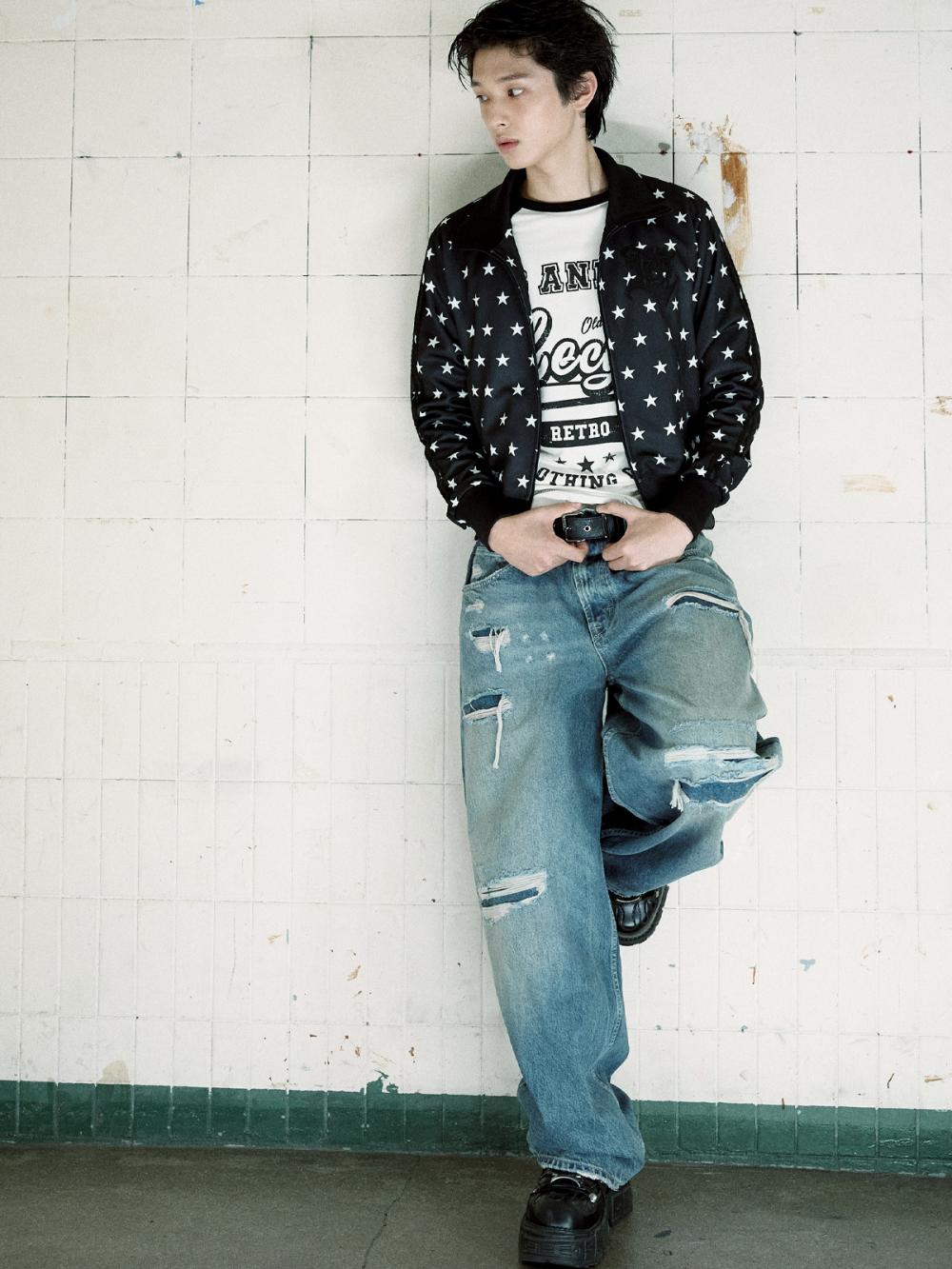 フィーバースター トラック ジップアップ ジャケット_[ブラック] | LECYTO | HANA(ハナ) #12