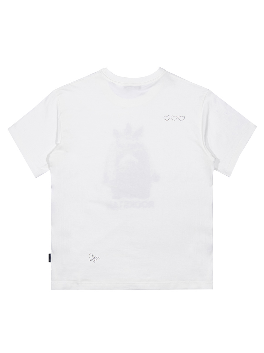 ロックダック Tシャツ レベル2 (ホワイト) | JOEGUSH | HANA(ハナ) #2